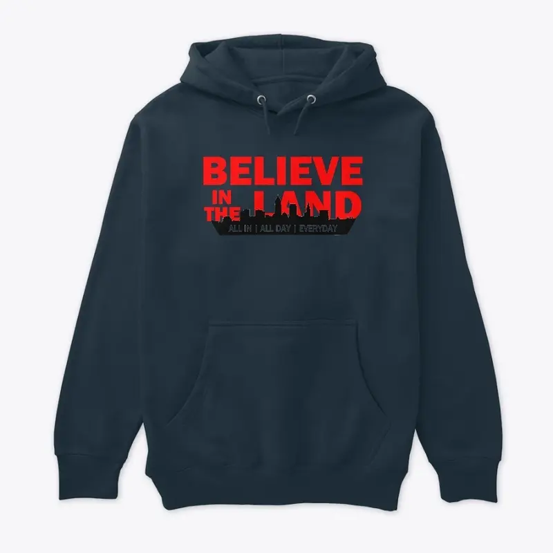 "Believe In The Land" Logo Apparel 