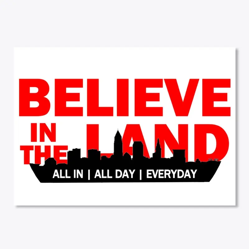 Believe In The Land Logo Accessories